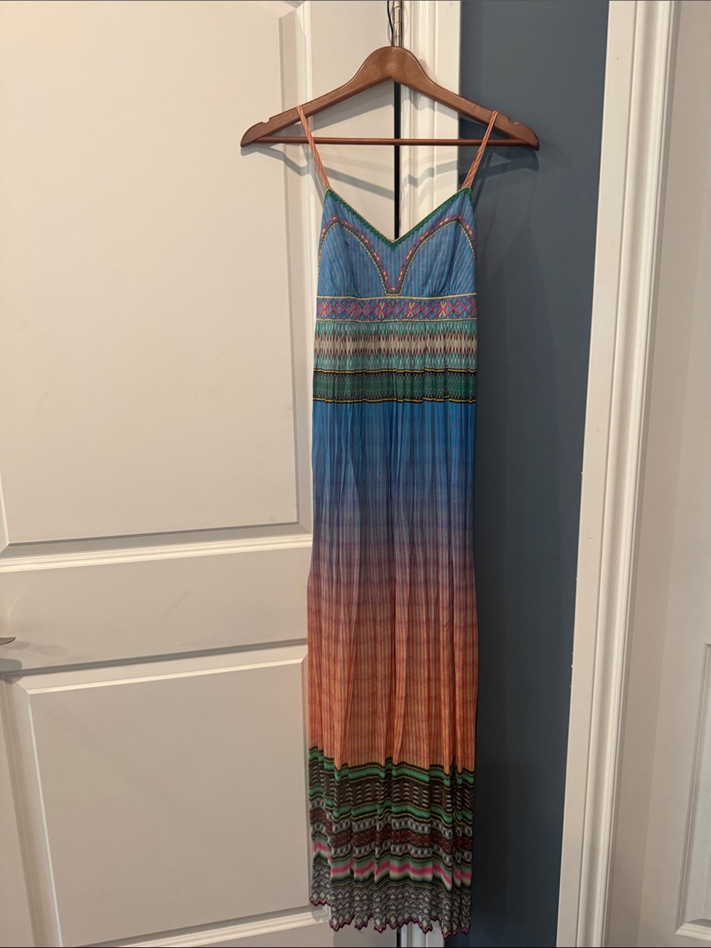 Tanvi Kedia anthropologie ombré Maxi beaded Size 0